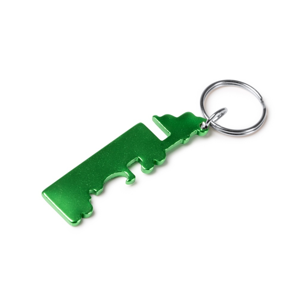 BREBEL - Brelok z otwieraczem do butelek z aluminium z recyklingu, kształt ciężarówki