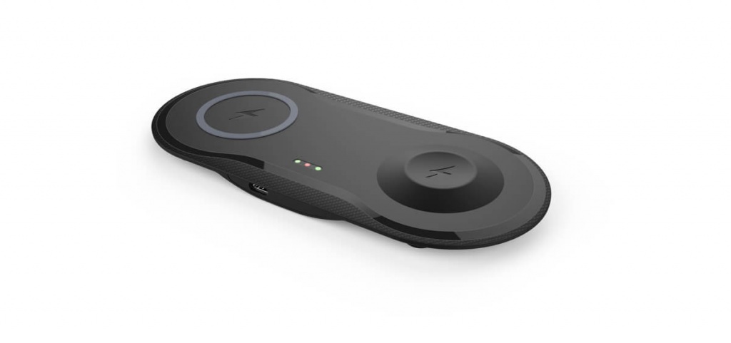 DOUBLE CHARGE - Ładowarka bezprzewodowa 10W dla 2 urządzeń