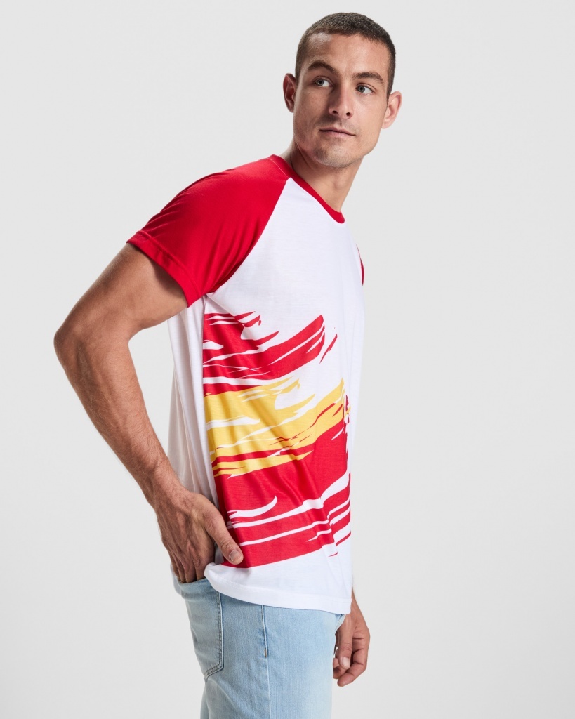 FORZA - Koszulka poliestrowa (190 g/m²) z wzorem flagi