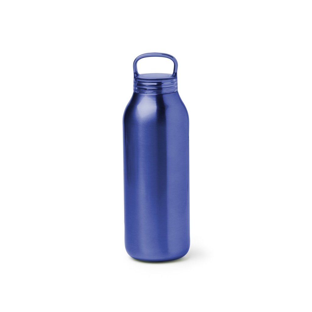BONTAX - Butelka z podwójnymi ściankami ze stali nierdzewnej z zakrętką z uchwytem, 500ml