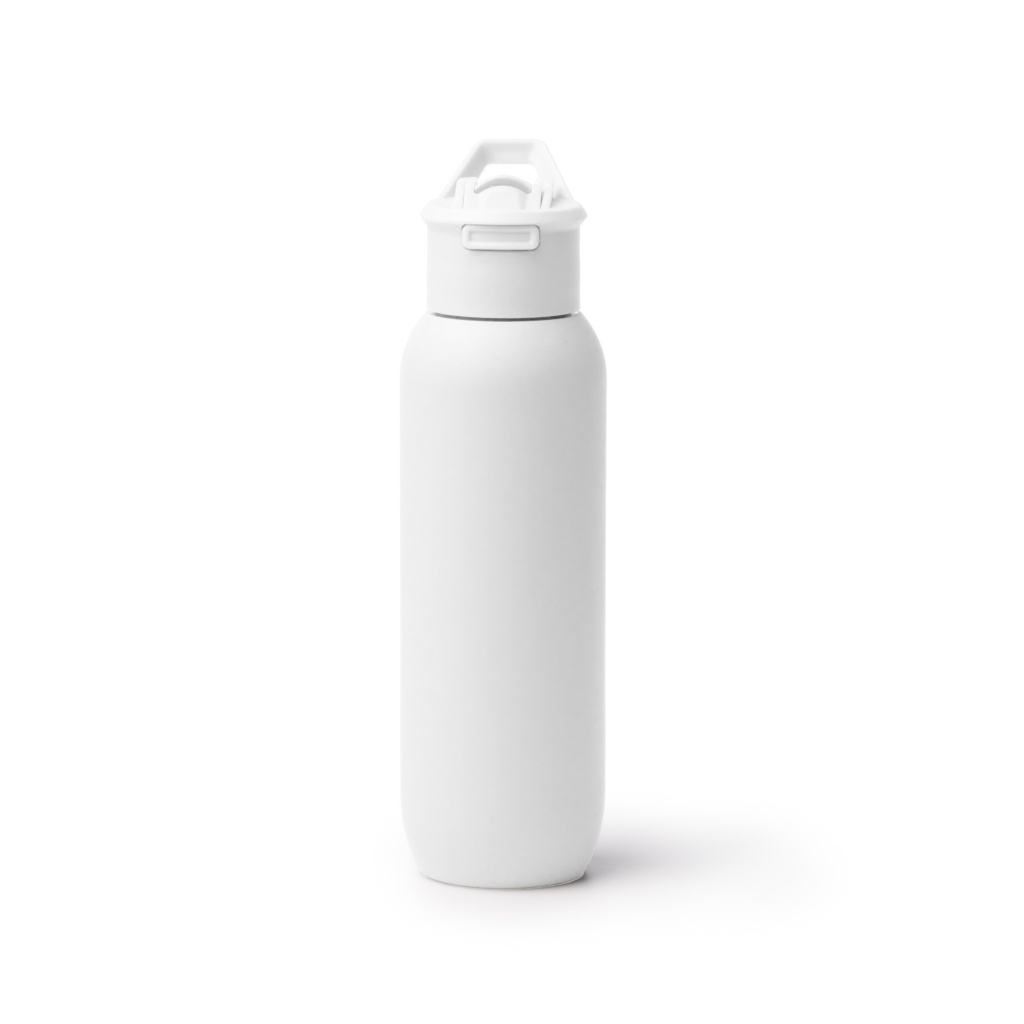 BULGON - Butelka termiczna ze stali nierdzewnej z recyklingu, uchwyt i słomka, 500ml