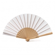 MILOS - Wachlarz z drewna i tkaniny RPET