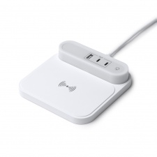 TITANUS - Bezprzewodowa ładowarka z lampą led i portami (USB-C / USB-A) do ładowania.